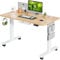 MAIDeSITe Height Adjustable Standing Desk Electric Standing Desk Sit Stand Desk Stand Up Desk with Cable Tray 120 * 60cm Desktop for Home Office