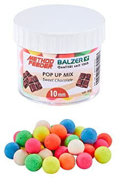 Balzer Method Feeder Pop Ups 10mm gemischt Sweet Chocolate 60g