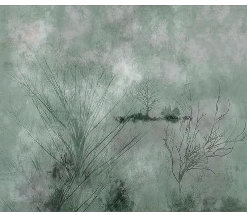 murando - Vlies Fototapete Landschaft 200x140cm - Foto Tapete Schlafzimmer Wohnzimmer Vliestapete XXL Wandtapete Motivtapeten Bildtapete 3d Effekt Wand Dekoration - Natur Wald wie gemalt b-A-10253-a-c