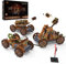JMBricklayer Mittelalter Militärfahrzeug Bausteine, 3 in 1 3D Puzzle Waffen Auto klemmbausteine, Modell Spielzeug Geschenk für Erwachsene und Jungen ab 6-16 Jahre