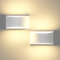 Led Wandleuchte Innen Wandlampe - 10W 2PC Aussenlampe Wand mit Austauschbarer G9 - Wasserdichte Up Down Wandleuchten - Modern Warmweiß 3000K Lampe Wand für Balkon,Wohnzimmer,Schlafzimmer,Flur,Garage