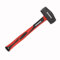 INTERTOOL 3lb Small Sledge Hammer 14.5” Club Drilling Hammer - Small Sledgehammer with Heavy-Duty Steel & Shock-Resistant Non-Slip Fiberglass Handle for Construction and Demolition - HT08-0246