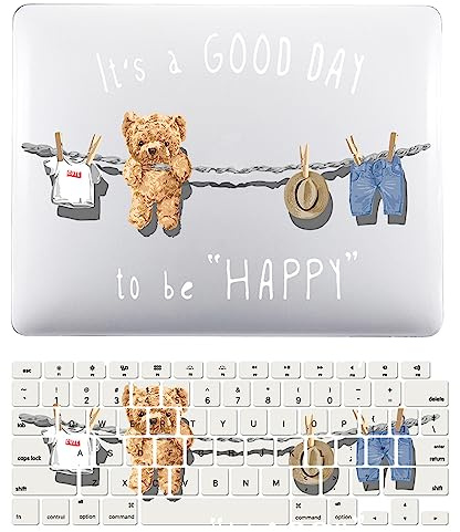 Laptop Cover Case Compatible with New MacBook Pro 15 inch with Touch Bar and Touch ID Model A1990 A1707 Released in 2019 2018 2017 2016, Protective Hard Shell Case & Keyboard Cover, Cartoon