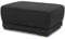 DOMO. collection Polsterhocker Telos, Hocker mit Boxspringfederung, Boxspringhocker, Beistellhocker für Boxspring-Couch, Hocker 109 x 78 x 46 (BxTxH) cm, anthrazit