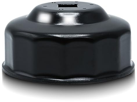 CCLIFE 65 mm Ölfilterschlüssel 3/8'' Ölfilterkappen ÖlFilter Werkzeug Auto 14-kant
