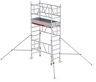 Altrex | Schnellbau-Fahrgerüst MiTOWER Plus | Fiber-Deck®-Plattform | Arbeitshöhe 4 m