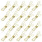 QUARKZMAN 50 Stk Metall Draht Hohl Klammern 32mm Niedliche Mini Büro Klammer Gold Ton für Kleidung Rechnung Papier Büro Bedarf