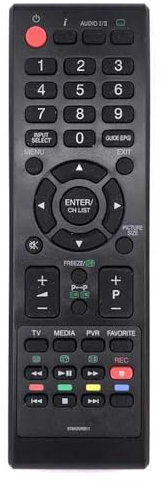 Allimity 076K0VK011 Replaced Remote Control Fit for Sharp TV LC-23LE448RU LC-29LE448RU LCD HDTV TV