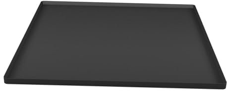 Folpus Bandeja de Goteo de Silicona Premium para Mini Refrigeradores Y Vinotecas, NEGRO