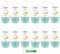 12 X Dove Go Fresh Aloe e Pera Deodorante Roll-On,48h Protezione Deodorante 50ml + Portachiavi Beni Culinari