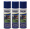 3 x Spray imperméable - Spray hydrofuge pour textiles - Chaussures et vêtements - 3 x 300 ml, trnasparent
