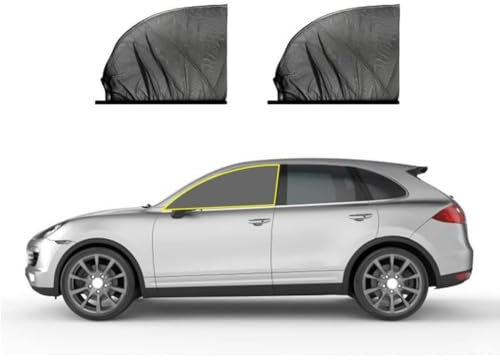 KDZDJH Parasol Ventana Coche para Seat MII Ibiza Arona Ateca Tarraco Alhambra,Parasol Coche Trasera Delanteras Cubiertas Plegable Ventanas Laterales Protección Accesori,A/Front-Window