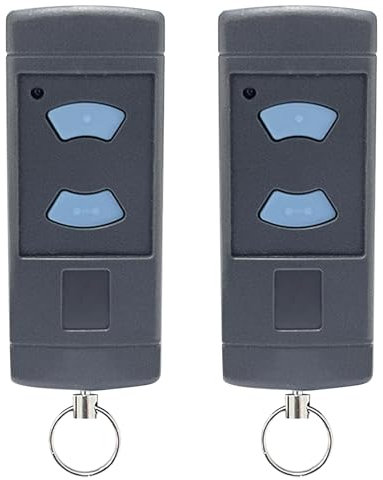 Trasmettitore manuale per porta del garage Hörmann HSE2-868, HSM4-868, HS4-868, compatibile con Hörmann Blue Buttons 868,3 MHz Garage telecomando (2 pezzi)