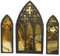 Specchi gotici – Confezione da 3 mobili gotici da parete, specchi da finestra a cattedrale, specchi decorativi, mobili gotici da parete e decorazione per sala da pranzo