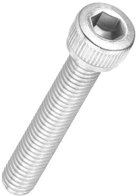 Kozelo 30pcs Socket Head Cap Screws - [M5-0.8 x 30mm] 304 Stainless Steel Allen Socket Drive for Electrical Motor 3D Printing Fan Engine Replacement Use, Silver