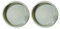 2pcs Round Silicone Cake Baking Moulds, 7 Inch Cake Baking Tins, Non Stick, Food Safe, Natural Colours, Suitable for Oven, Mircowave, Air Fryer, Dishwasher Safe, Multiple Colours (Light Green)