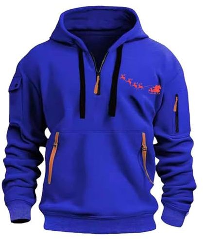 Hoodie Herren Langarm Sport Kapuzenpullover Freizeit Pullover mit Kapuze Vintage Sweatshirt Gedruckt Hoody Männer Hoody Vintage Ethnischer Druck Pulli Langarmshirt Kapuzenpulli Sweatjacke