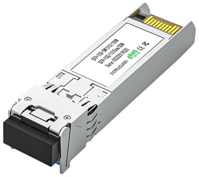 Juqoyue 2PCS 10G SFP+ Module Fibre Optique 40KM 1310NM LC Monomode Double Fibre Transceiver Compatible avec Routeurs Réseau Switches