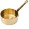 YJDOORPLAY Petite casserole en acier inoxydable, avec longue poignée, pour réchauffer le lait, la bouillie, le café, or argenté (100 ml)