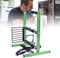 SustVita Aluminum Open Air Computer Case, Vertical Motherboard Chassis Kit, DIY ITX MATX ATX Test Bench (Green Black)