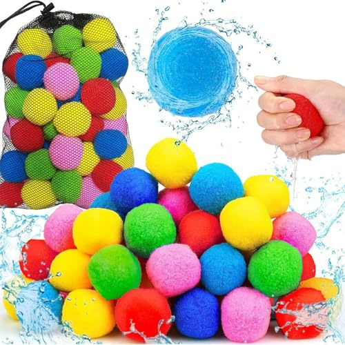 Wasserbälle Für Kinder - Wasserballons Für Spiele Im Freien | Sofortiges Nachfüllen Mehrfarbiges Strandspielzeug Outdoor Spiele Für Die ganze Familie