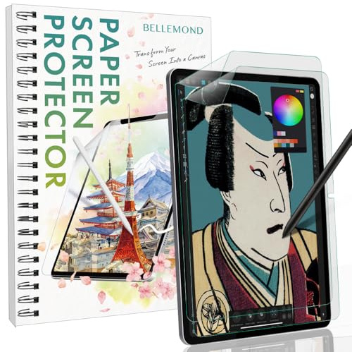 BELLEMOND Protège-écran papier pour Samsung Galaxy Tab S11/S10 FE/S9 2 Pack | Origine Japon, texture façon papier, idéal pour écrire, dessiner et noter