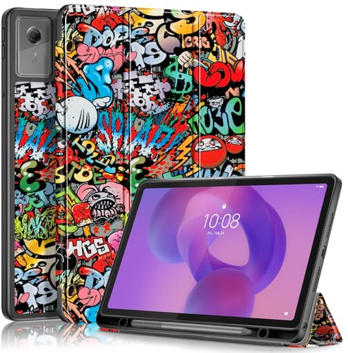 Derwere Funda para Lenovo Idea Tab con Soporte para Lápiz Silicona Antigolpes Funda Tablet para Lenovo Idea Tab 11 TB336FU,TY