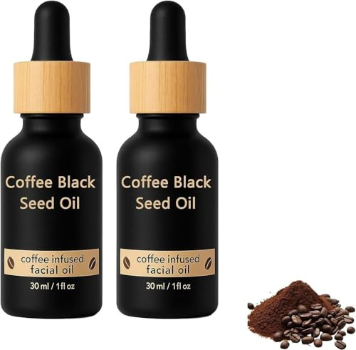 30 ml Kaffee-Schwarzkümmelöl Bio-Gesichtsöl mit Kaffee. Tiefenwirksame Feuchtigkeits- und Anti-Aging-Tropfen. Leicht, nicht fettend. Für alle Hauttypen.