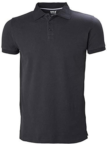 Helly Hansen Hombre Polo Crew, Azul Marino, L