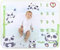 Babydecke Meilensteine Decke Baby Kuscheldecke Kuschelige Decke Fleecedecke Schmusedecke Erstlingsdecke Erstausstattung Geschenke Geburt Für Die Mutter Mädchen & Junge 120 * 100cm (Panda)