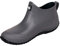 SMajong Stivali in Gomma Uomo Donna Impermeabili Scarpe da Giardinaggio Antiscivolo Scarpe da Pioggia Scarpe Gomma Stivali Caviglia Caldi Grigio Nero Taglia 40 EU