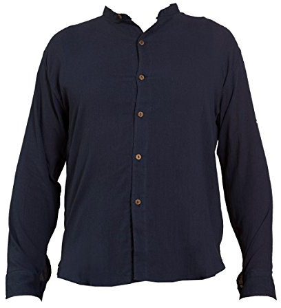 PANASIAM Shirt, 'K', 6button, Blue, L, Longsleeve