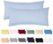 Livessa 2er Set Kissenbezug 40 x 80 cm - Kopfkissenbezug aus%100 Baumwolle Kissenhülle Bügelfrei & Knitterfrei mit Reißverschluss, 40x80cm Pillow Cover, atmungsaktiv, Oeko-Tex Zertifiziert