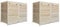 Fairpreis-design Mülltonnenbox Mülltonnenverkleidung Holz 240L Natur inkl. Rückwand vormontiert Müllcontainer Mülltonnenschrank Mülltonne Adria (4 Tonnen)
