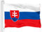 G128 Slowakische Flagge der Slowakei, 90 x 150 cm, LiteWeave Pro Serie, bedrucktes 150D-Polyester, Länderflagge, für drinnen und draußen, lebendige Farben, Messingösen, dicker und langlebiger als 100D
