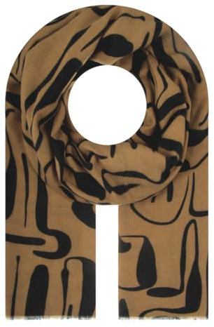 Majea Halstücher Damen Tuch Kopftuch Halstuch Schal Damen-Schal Tücher Stola (880033) (beige 12)