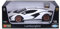 Bburago Lamborghini Sian FKP 37: Modellauto im Maßstab 1:18, Türen, Kofferraum und Motorhaube beweglich, weiß-schwarz (18-11046W)
