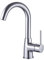 HOGART Grifo de lavabo alto, grifo para baño y cocina pequeña, grifo de lavabo, baño, giratorio 360°, grifo monomando mezclador monomando (Cromo)