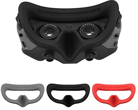 ZJRXM Avata FPV Drone Zubehör, Faceplate Eye Pad Schutzhülle für DJI Goggles 2 (Schwarz)