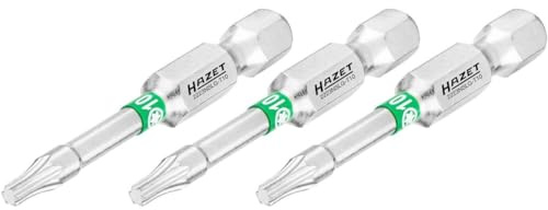 HAZET Bit - Sechskant6,3 (1/4 Zoll) - TORX® Profil - T10-3-tlg.