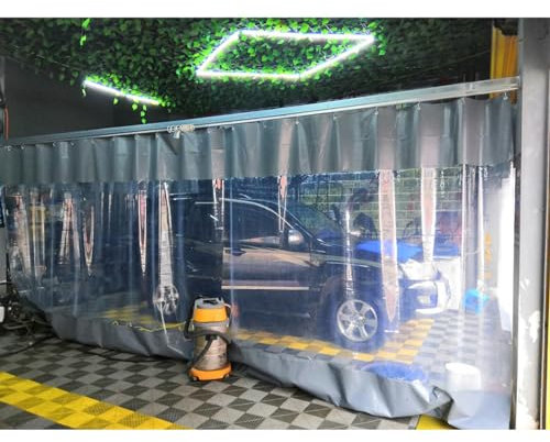 Sonakia Panneaux Latéraux Transparents Gazebo, Rideaux De Bâche Clairs Extérieur, Panneaux Latéraux De Bâche Imperméable Robuste 0,3mm, Rideaux Latéraux pour Pergola/carport,WxH-1.2x2.5m/3.9 * 8.2ft