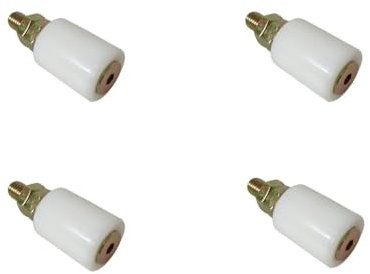 Lot de 4 roulettes de guidage pour portail coulissant Ø 30 mm