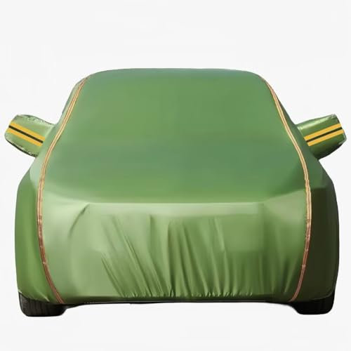 Wasserdicht Autoabdeckung für Skoda Vision S |Vollgarage Autoplane Auto Abdeckplane mit Türreißverschluss, Winddichte Bänder für Sonne Schnee Regen Staub Schutz