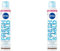 NIVEA Trockenshampoo Fresh & Mild (200 ml), extra mildes Trockenshampoo Spray für dunkle Haartöne mit angenehmem Duft, Trockenhaarshampoo für sofortige Frische (Packung mit 2)