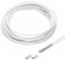 QUARKZMAN 10m Cable de Acero Inoxidable 304, 4mm OD Kit de Cuerda de Alambre con 2pcs Doble Orificio Aluminio Mangas PVC Recubierto para Cuerda Tendedero, Suspensión, Planta, Blanco