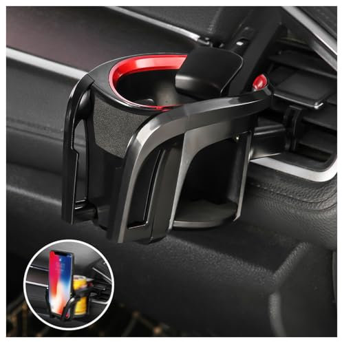 Multifunktionaler Auto-Getränkehalter, für Audi A6 C8 Avant 2018 2019 2020 2021 2022 2023 Auto-Getränkehalter, Verstellbarer Auto-Fahrzeug-Getränkeha,B