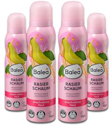 7er Set: Balea 4 x Rasierschaum Avocadoöl & Vitamin E, 150 ml - 3 x Teelichthalter