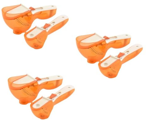 Ciieeo 3 Sets 2pcs Adjustable Measuring Spoons Scale Baking Spoon Set Formula Scoop