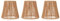 3 Stück Rattan Lampenschirm, E14 Glühbirne Zum Aufstecken, Kleiner Boho Lampenschirm, Ersatz für Kerzenbirne, Anhänger, Wandleuchte, Deckenventilator, Lichtabdeckungen,