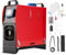 Calentador de aire diésel de 2KW y 24 V, calentador diésel todo en uno con interruptor LCD y control remoto, calentamiento rápido, calefacción diésel nocturna portátil, silenciosa para autocaravanas